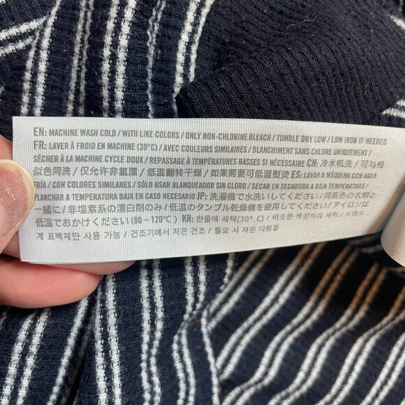 Hollister Women's Must Have Collection Striped Hoodie Cropped Size Small Preppy - Picture 7 of 10